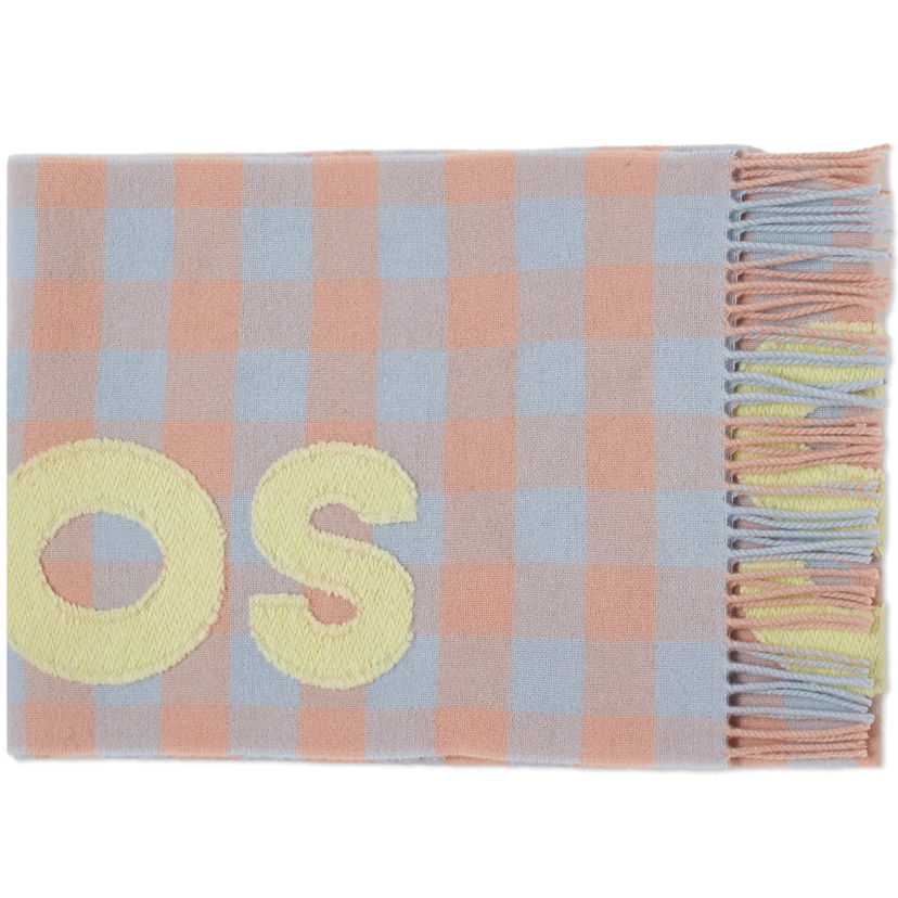 Huivi Acne Studios Veda Logo Check Scarf Vaaleanpunainen | CA0262-DM5