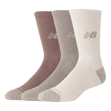 Sukat New Balance New Balance Active Crew Socks Beige | LAS35203-AS, 0