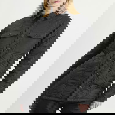 Takki TAION Quilted Zip Over Shirt Musta | TAION-109SHML-1-BLK, 2