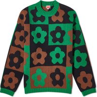 Villapaita KENZO Boke Checkerboard Crewneck Vihreä | FD65PU4043CH-57, 1