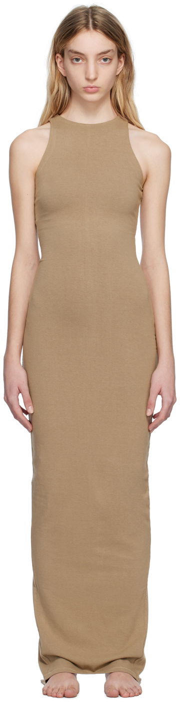 Mekko SKIMS Outdoor Basics Tank Dress Beige | DR-MAX-2781