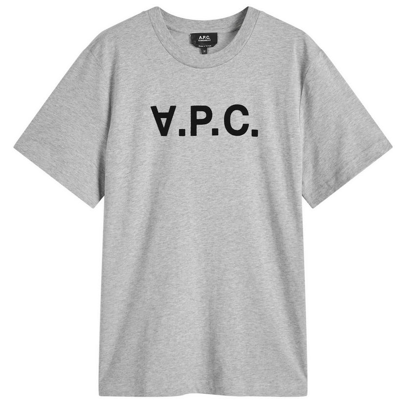 T-paita A.P.C. VPC Logo T-Shirt Heathered Grey Harmaa | COHBM-M26384-TPI