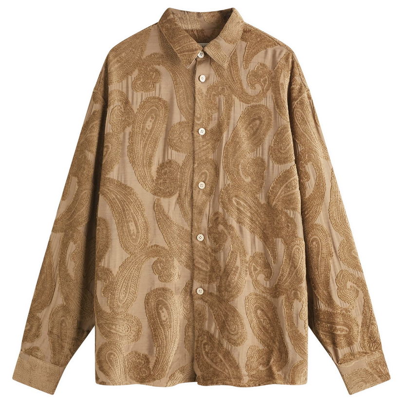 Paita A Kind of Guise Derbin Shirt Velvet Paisley Ruskea | 128-12607-152