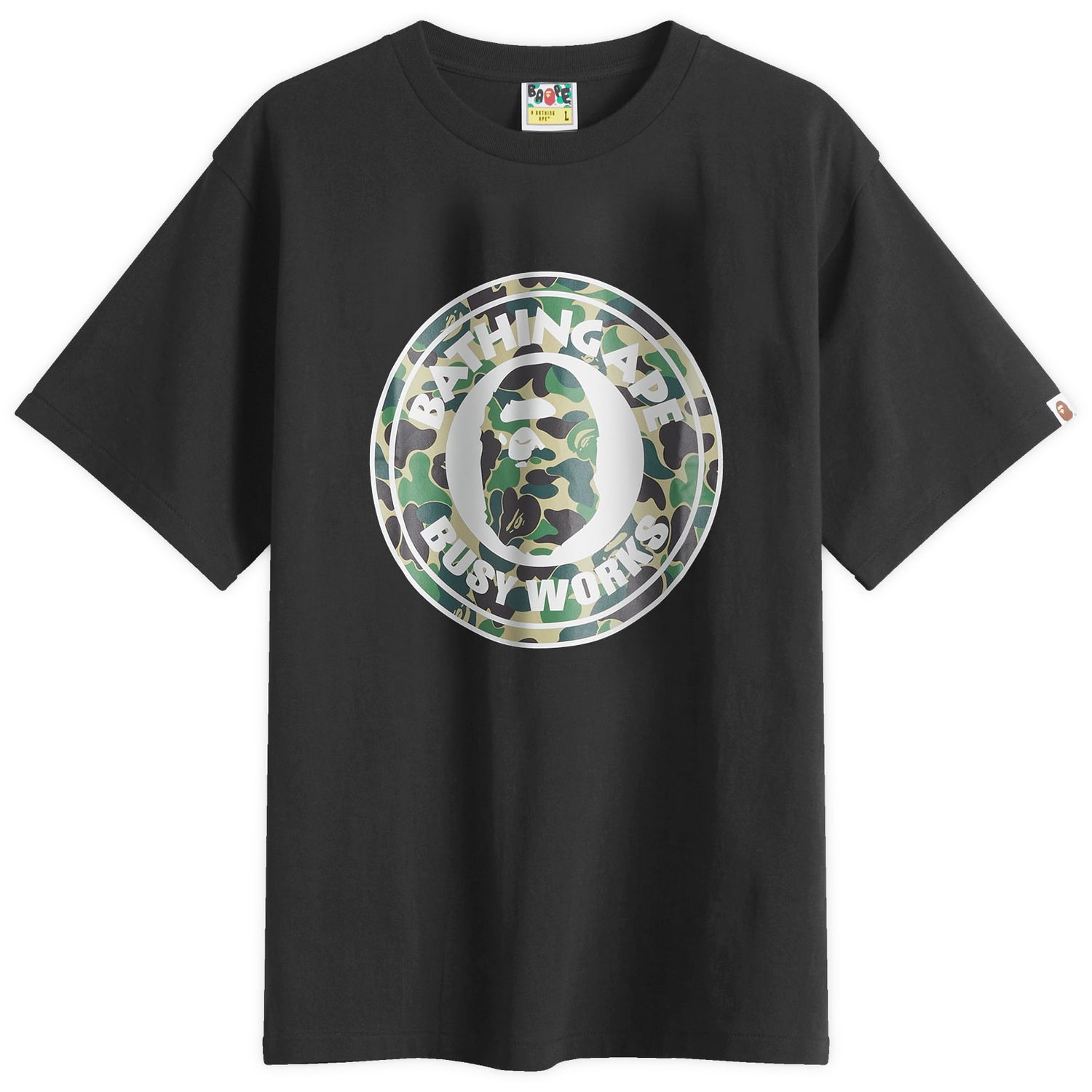 T-paita BAPE Abc Camo Busy Works Tee, Size L Musta | 001TEL301006M-BGN, 1