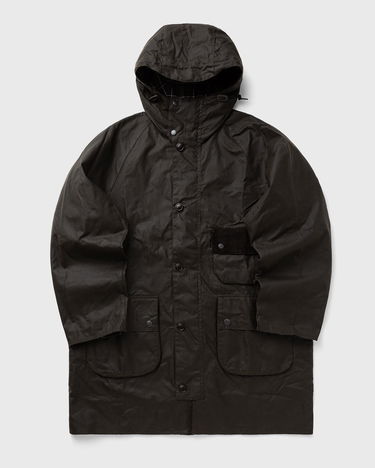 Trenssitakki Barbour Solway Hooded Waxed Trench Jacket Ruskea | MWX2481OL71, 2