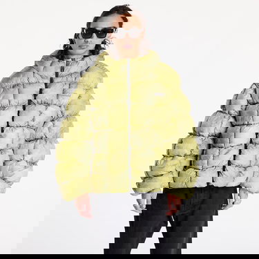 Puffer takki Karl Kani Jacket Sport Patch Square Quilted Puffer Jacket Lime Green L Keltainen | 60760018, 0