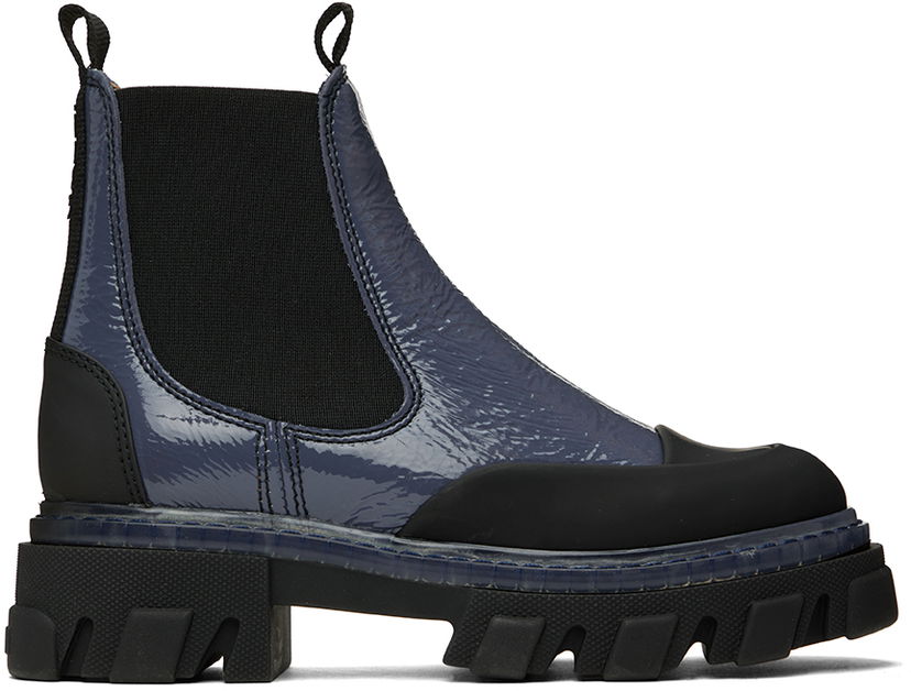 Tennarit ja kengät GANNI GANNI Cleated Low Chelsea Boots Sininen | S1979