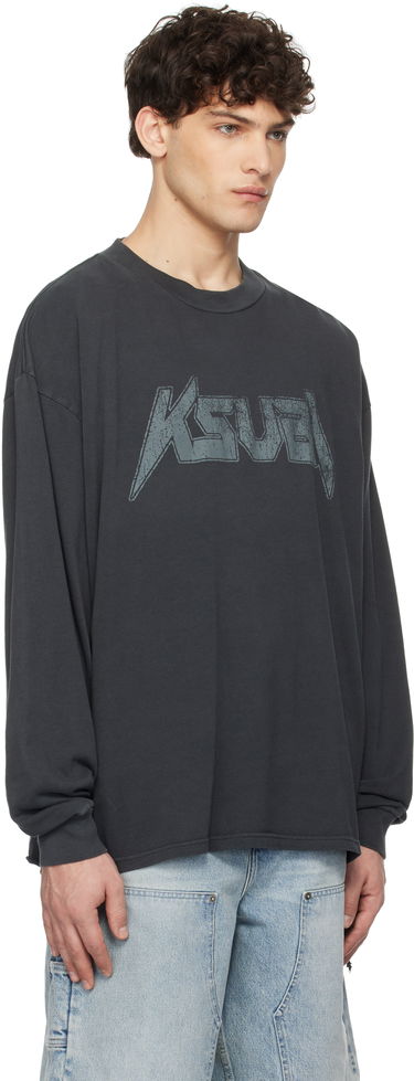 T-paita Ksubi Ksubi Electric Ekcess Long Sleeve T-Shirt Harmaa | MPS25TE046, 1