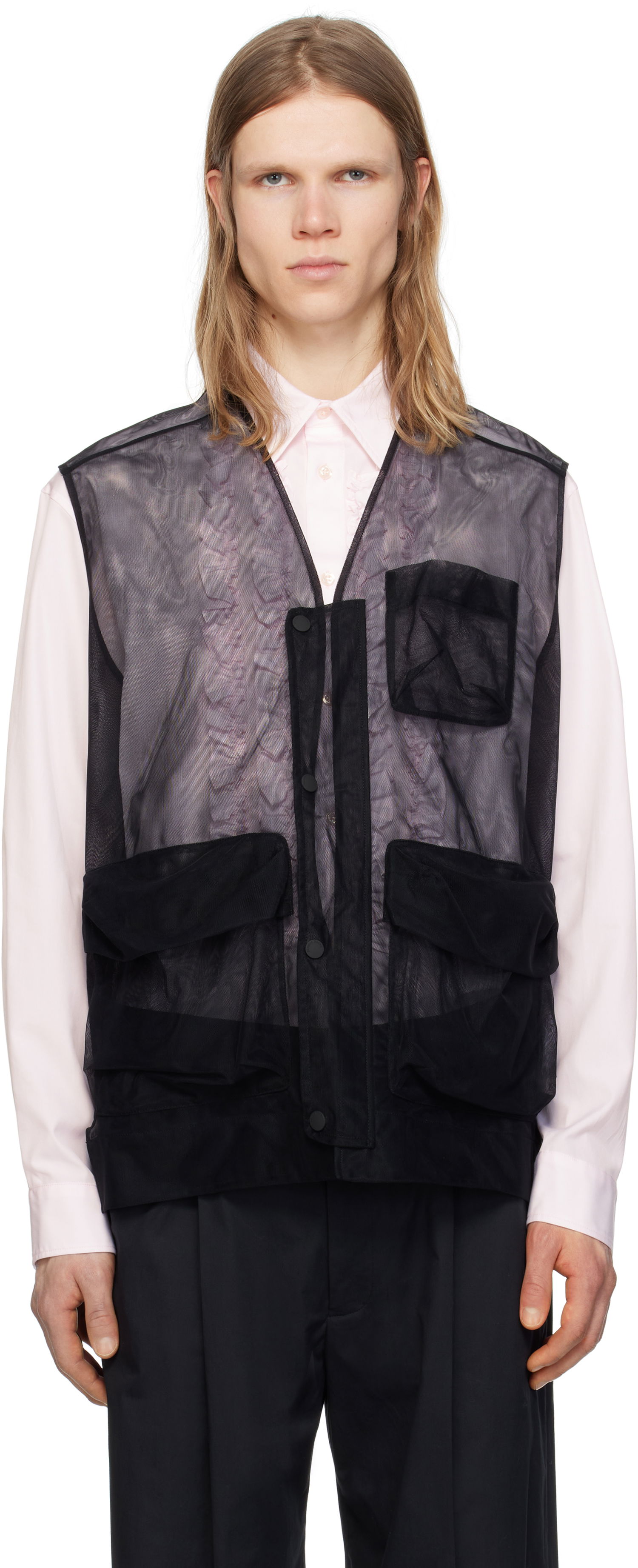 Liivi Simone Rocha Simone Rocha Multi Pocket Utility Vest Musta | 5347D 0069, 0