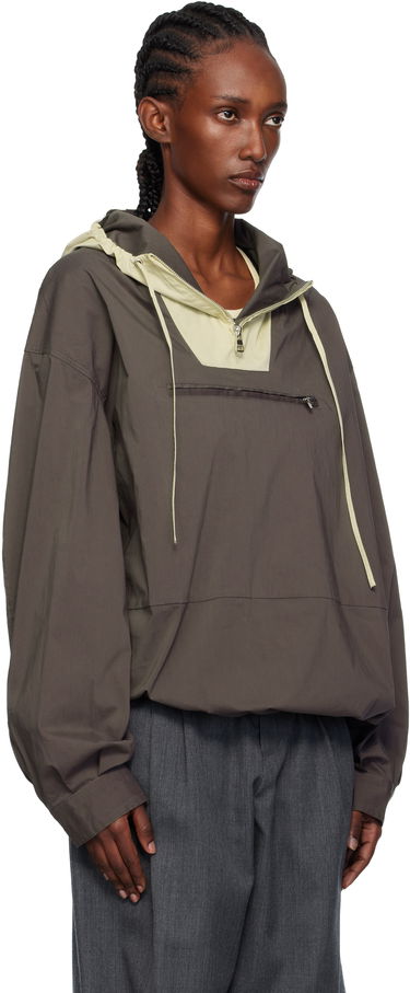 Tuulitakki JW Anderson JW Anderson Contrast Hood Anorak Ruskea | JK0415-PG1838, 1