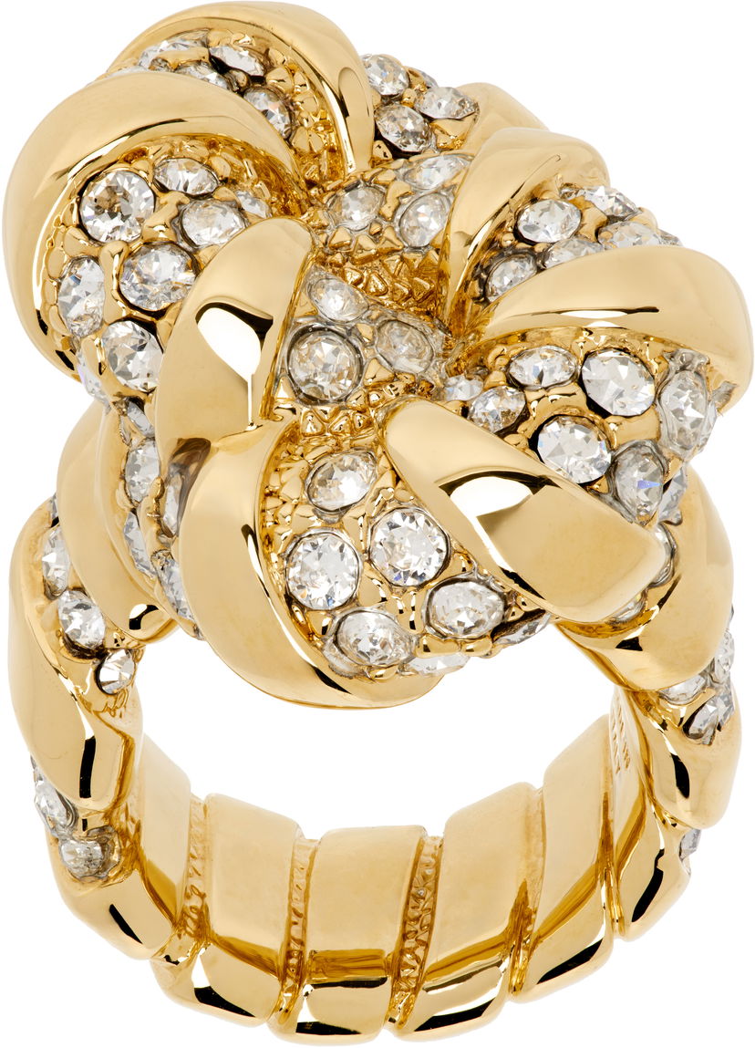 Sormus LANVIN Lanvin Melodie Rhinestone Ring Metallinen | AW-CJYR1E-NAST-P23