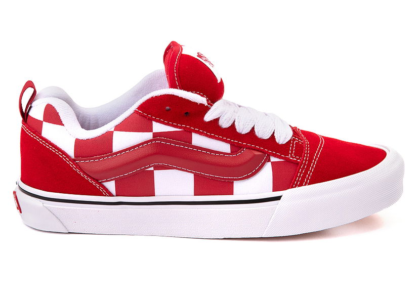 Skateboarding Vans Knu Skool Mega Check Red Punainen | VN0009QCRED