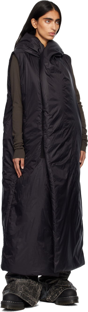 Takit Rick Owens Rick Owens DRKSHDW Concordians Hooded Liner Coat Musta | DS02E7922 NP, 3
