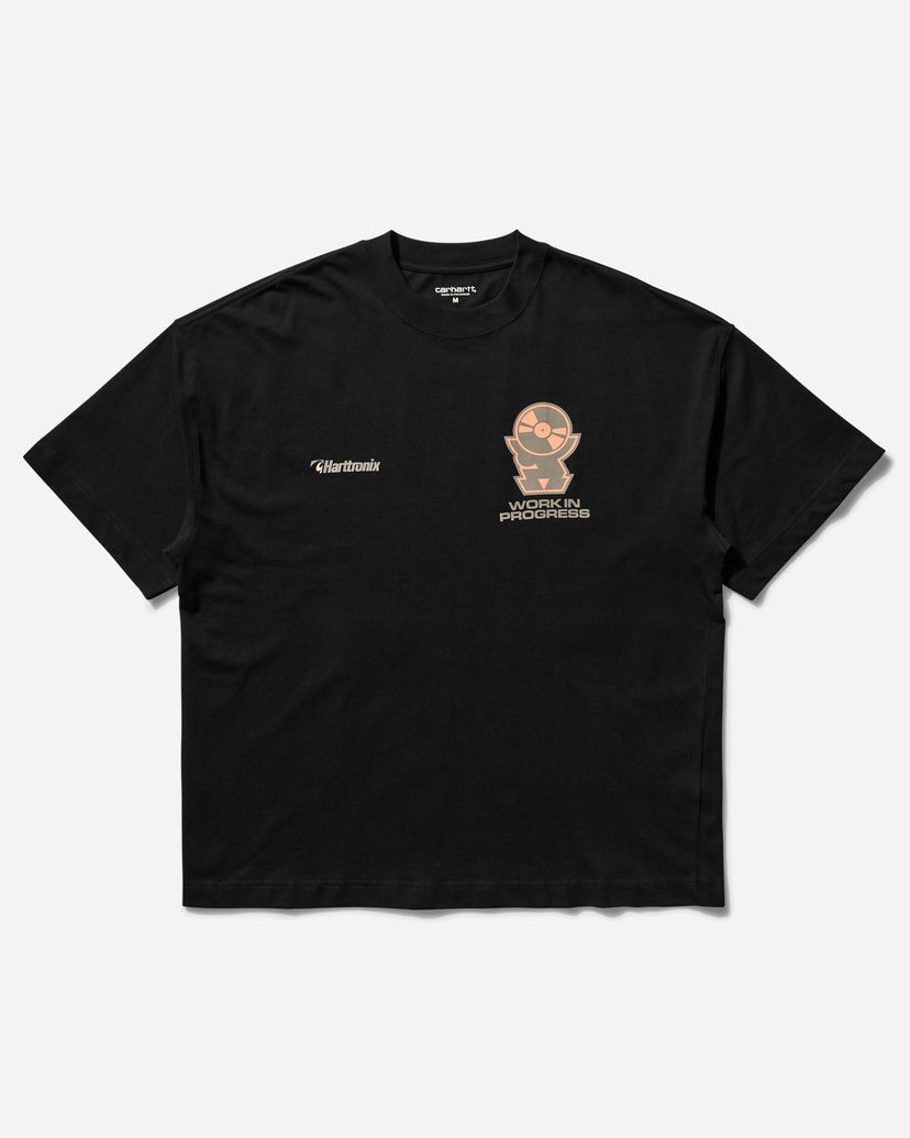 T-paita Carhartt WIP Harttronix Black T-Shirt Musta | I034395 89XX