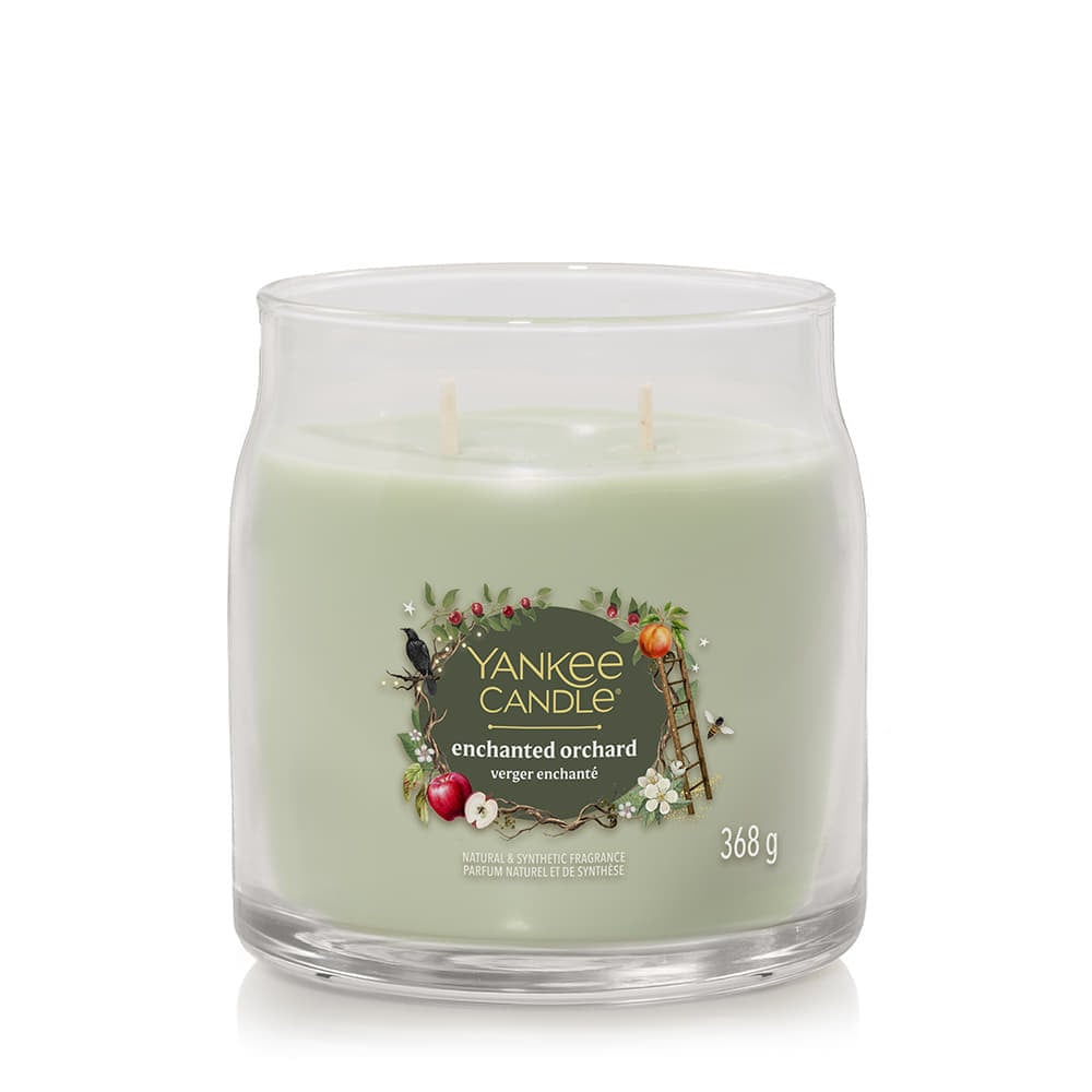Kynttilät Yankee Candle Signature Medium Jar 2 Wicks Enchanted Orchard Vihreä | 43497, 1