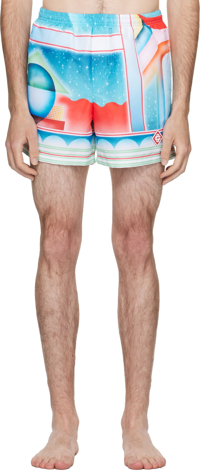 Uimapuvut Casablanca Casablanca Galaxy Court Swim Shorts Monivärinen | MPF25-TR-032-02