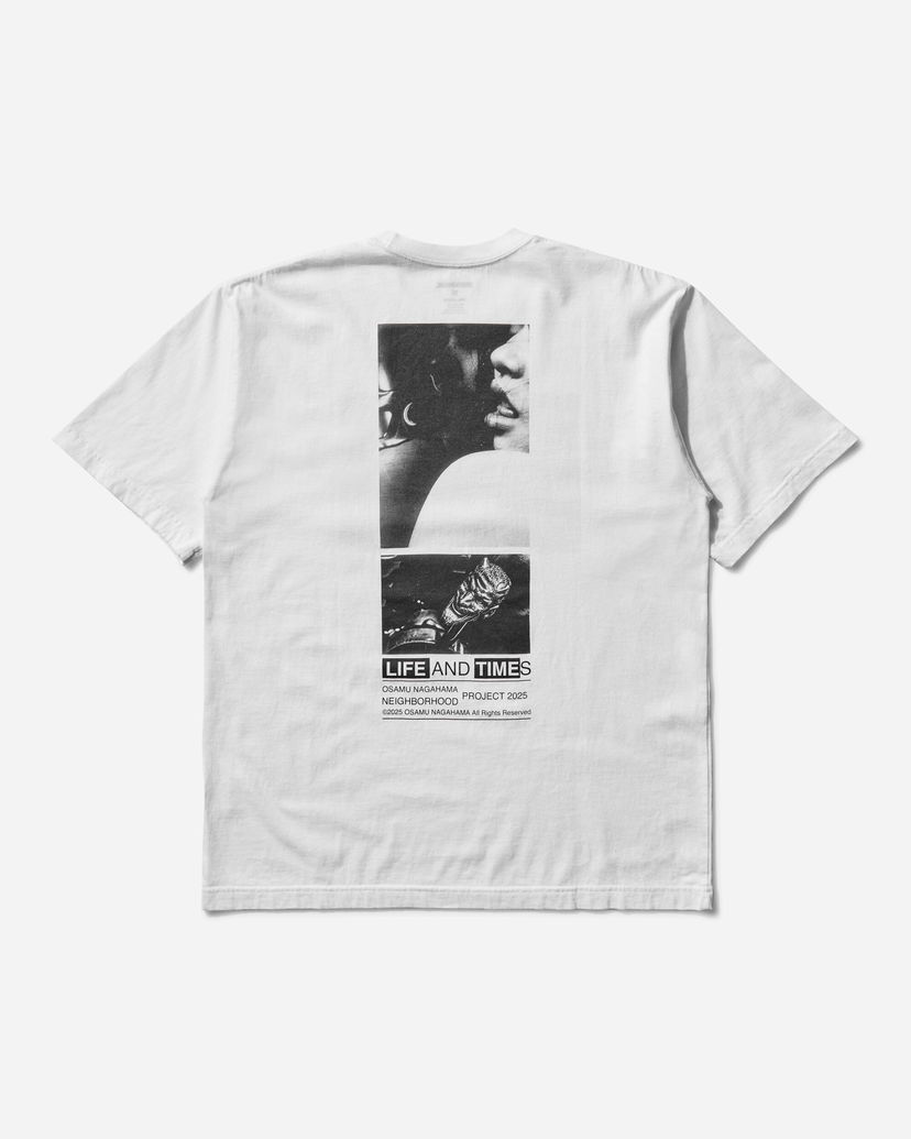 T-paita Neighborhood Osamu Nagahama SS-2 T-Shirt Valkoinen | 251PCNON-ST02 WH