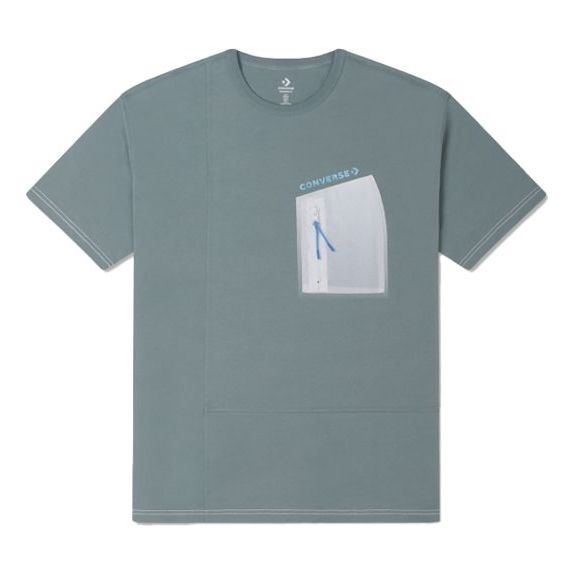 T-paita Converse T-Shirt With Zip Pocket Vihreä | 10025872-A03