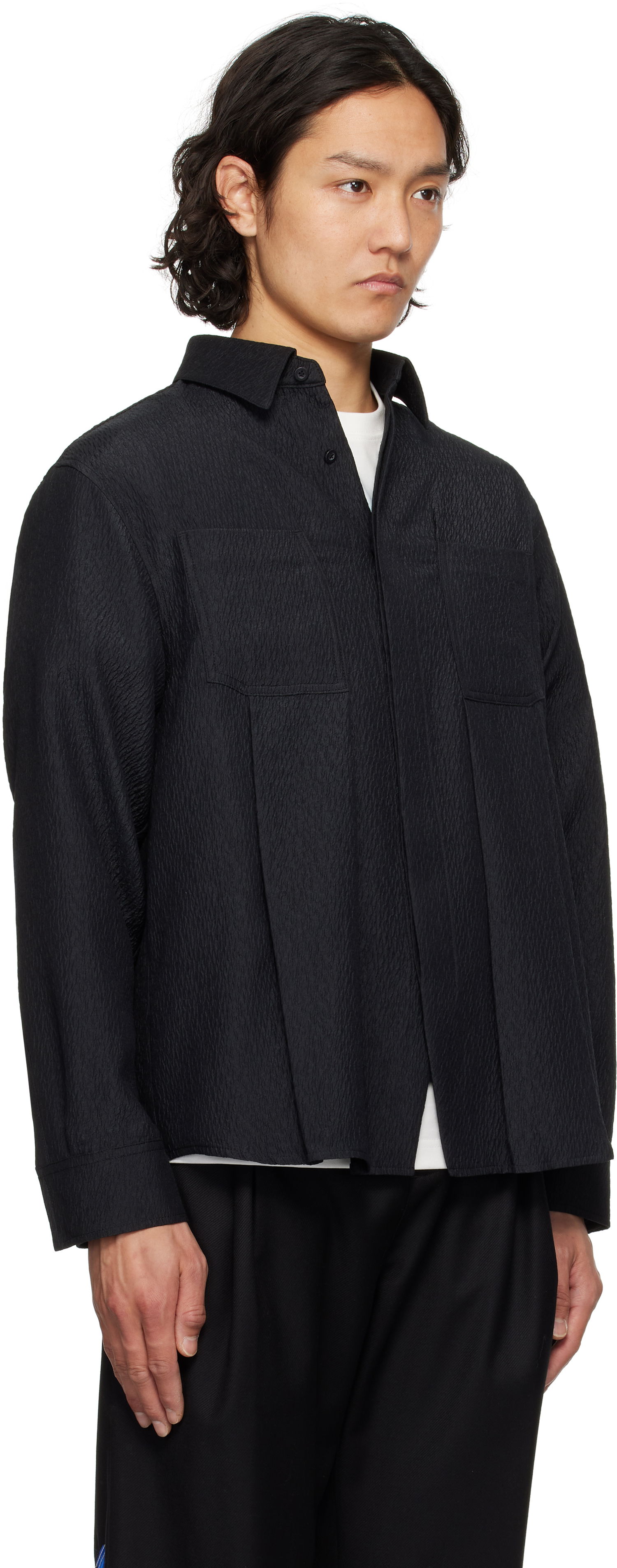 Paita ADER ERROR ADER error Product. 53 Textured Shirt Musta | BO01SSSH0101BK, 1