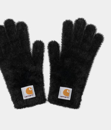 Käsineet Carhartt WIP Chedda Faux Fur Gloves L-XL Musta | I035512_18, 1