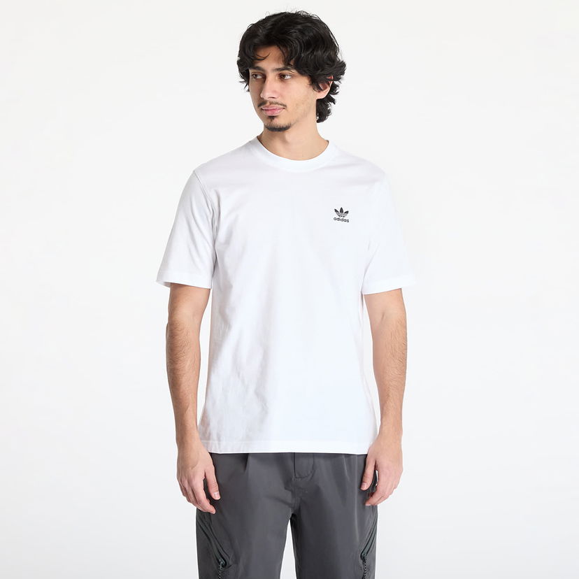 T-paita adidas Originals Trefoil Essentials Tee Valkoinen | JI8544