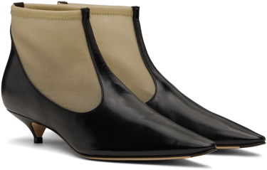 Vaatteet The Row The Row Mesh Kitten Heel Ankle Boots Musta | F1581-SL1W20, 3