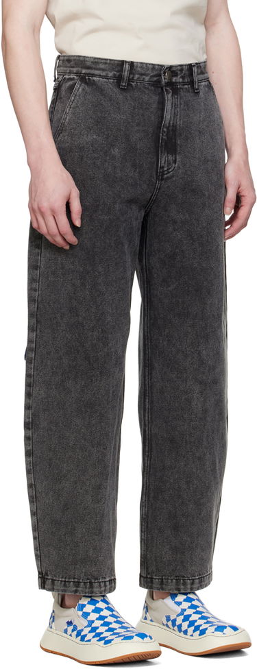 Jeans ADER ERROR Faded Denim Jeans Musta | BMSGFYJE0103BK, 4