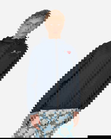 Tuulitakki Comme des Garçons Play x K-Way Full Zip Packable Jacket Tummansininen | P1J501-1, 1