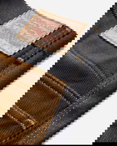 Housut Junya Watanabe Contrast Trim Trousers Ruskea | WP-P202-W25 1, 4