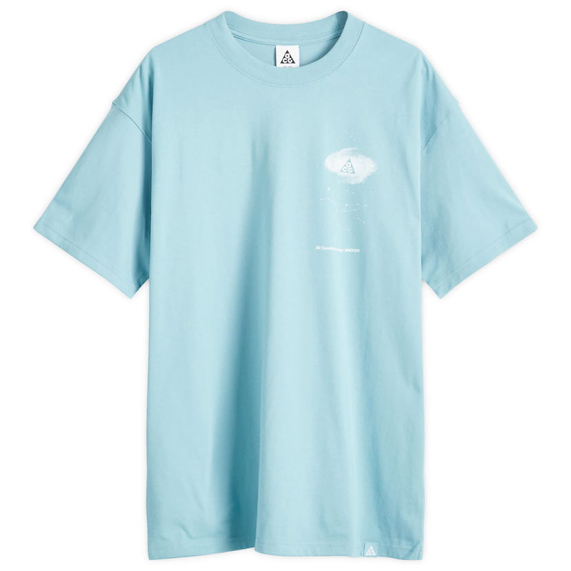 T-paita Nike ACG OC Galaxy T-Shirt in Denim Turqoise, Size Large | END. Clothing Sininen | FZ5275-464
