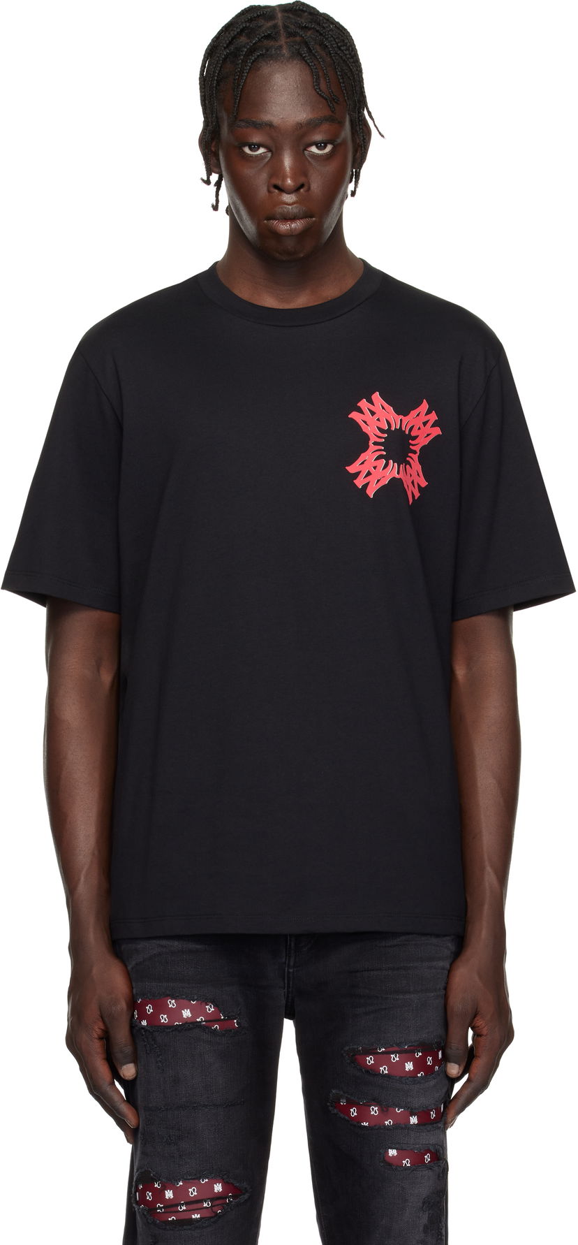 T-paita AMIRI Quad Graphic T-Shirt Musta | AMJYTE1132