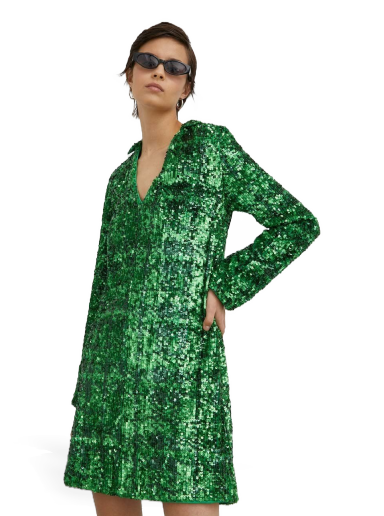 Mekko Samsoe Samsoe Felicia Dress Vihreä | F22400087