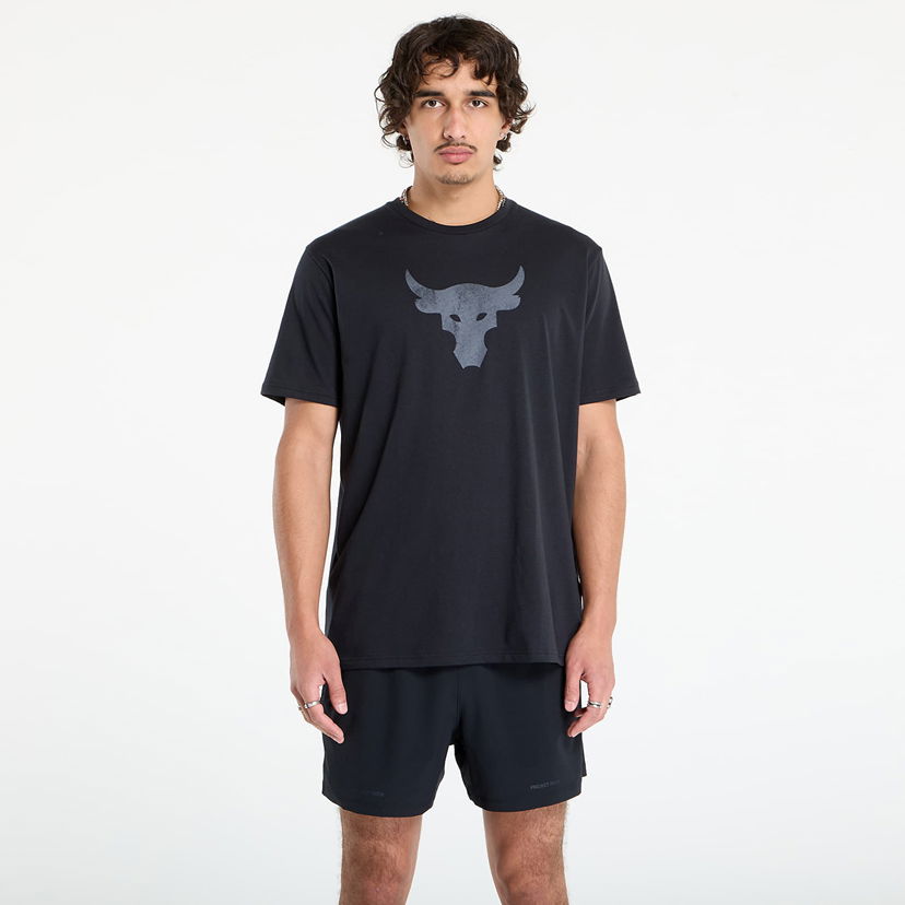 T-paita Under Armour Project Rock Brahma Bull Short Sleeve Tee Musta | 1383191-005