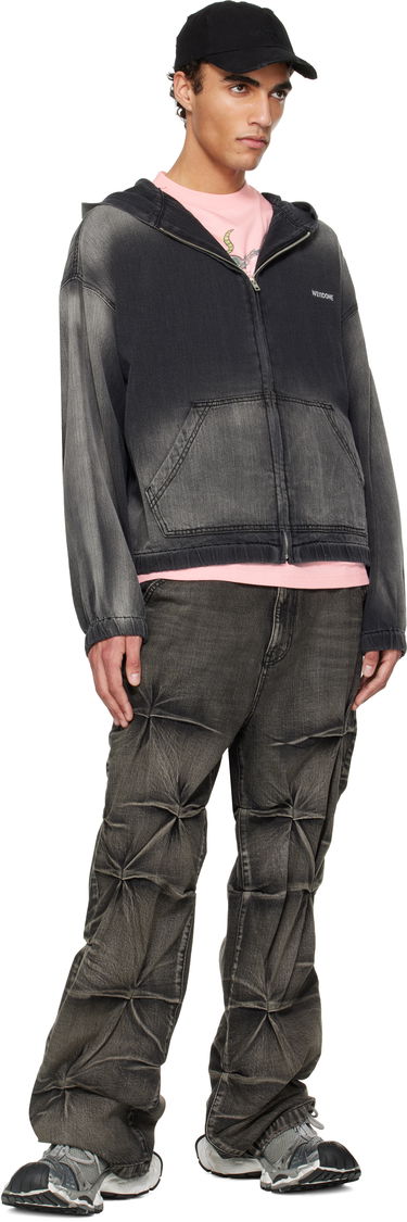 Jeans We11done We11done Wrinkled Jeans Musta | WD-DP1-25-365-M-BK, 3