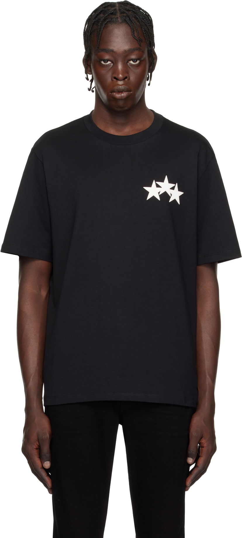 T-paita AMIRI Three Star Graphic T-Shirt Musta | AMJYTE1148
