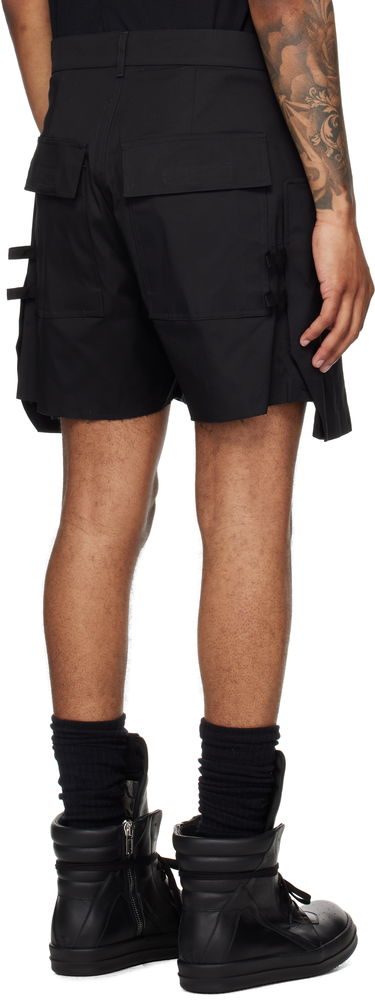 Shortsit Rick Owens Rick Owens Stefan Cargo Shorts Musta | RU02E1382 TE, 2