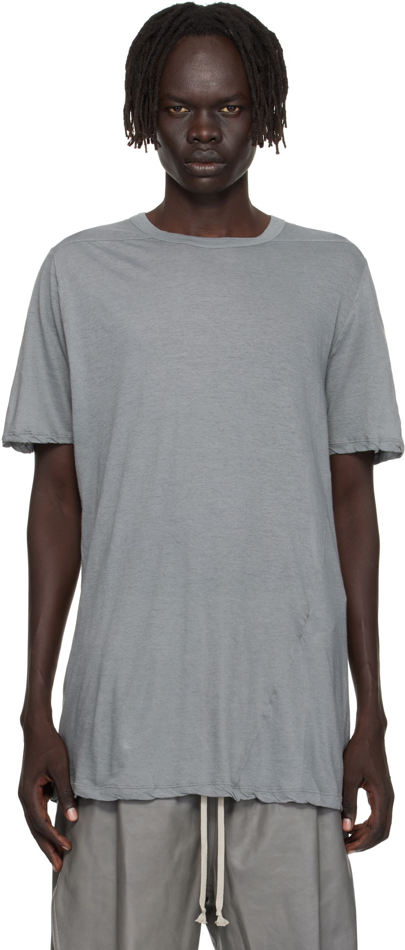 T-paita Rick Owens Rick Owens Concordians Level T-Shirt Harmaa | RU02E1264 UC