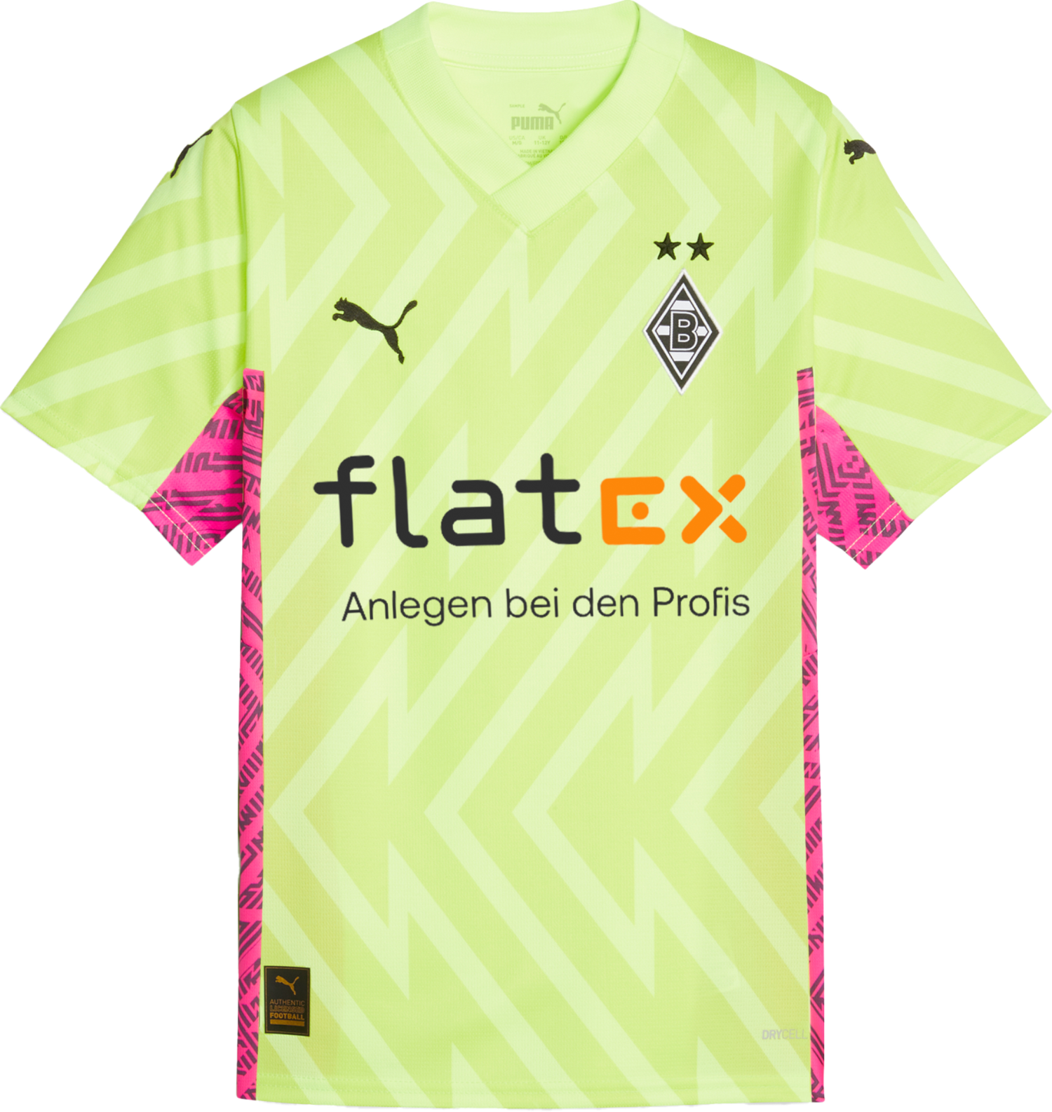 Jersey Puma BMG GK Jersey Replica SS with Sponsor 2023/24 Keltainen | 931869-005, 0