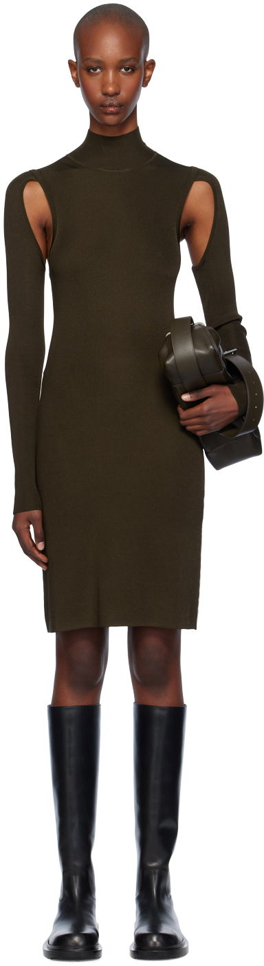 Mekko Helmut Lang Helmut Lang Air Turtleneck Midi Dress Vihreä | O06HW704, 0