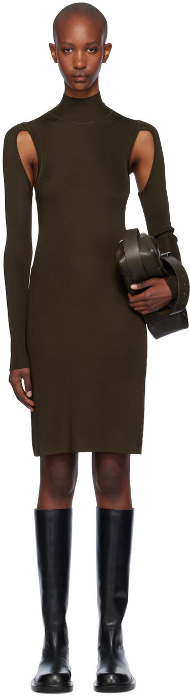Mekko Helmut Lang Helmut Lang Air Turtleneck Midi Dress Vihreä | O06HW704, 0