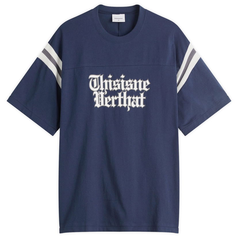 T-paita thisisneverthat thisisneverthat Football T-Shirt Tummansininen | TN251TTSST24-NAVY