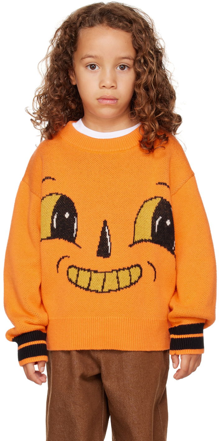 Villapaita Perks And Mini Perks and Mini Kids Jack-O-Lantern Sweater Oranssi | 55004