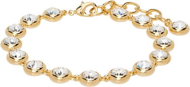 Rannerengas Amina Muaddi Crystal-Embellished Anklet Metallinen | IRIS ANKLET, 0