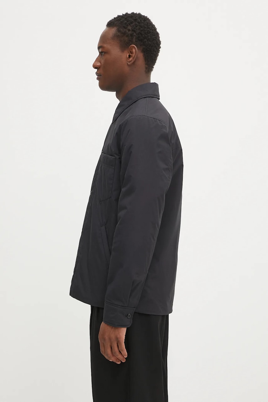 Puffer takki Samsoe Samsoe Samsoe Samsoe Sapally Padded Overshirt Musta | M25100087, 1