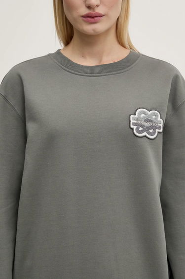 Villapaita Filling Pieces Filling Pieces Gowtu Crewneck Sweatshirt with Applique Harmaa | 74533926002, 7