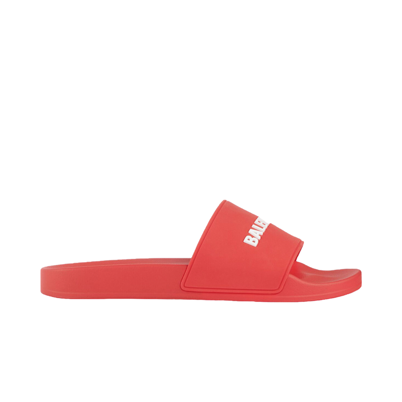 Tennarit ja kengät Balenciaga Pool Slide Red White Punainen | 565826W1S806090