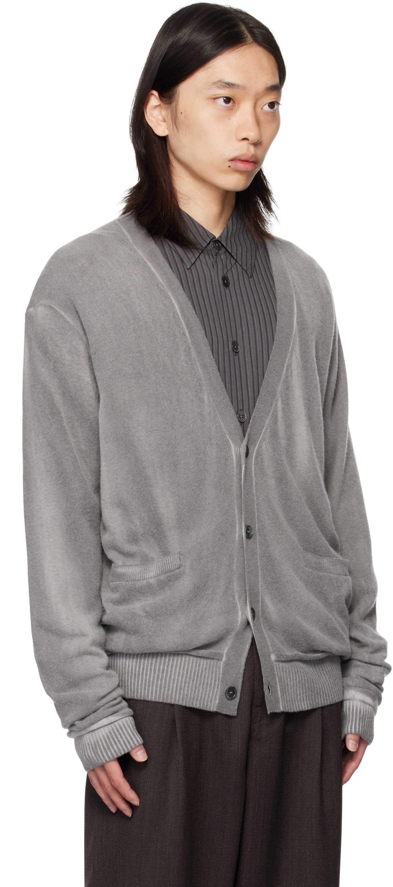 Villapaita OUR LEGACY Parallel Cardigan Harmaa | M4253PG, 1