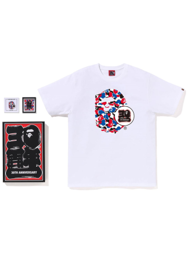 T-paita BAPE Store London 30th Anniversary Ape Head Tee Set Valkoinen | 1J22-110-046