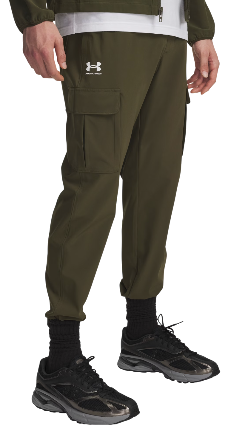 Cargo housut Under Armour Under Armour UA Vibe Woven Cargo Pants Vihreä | 1386558-308