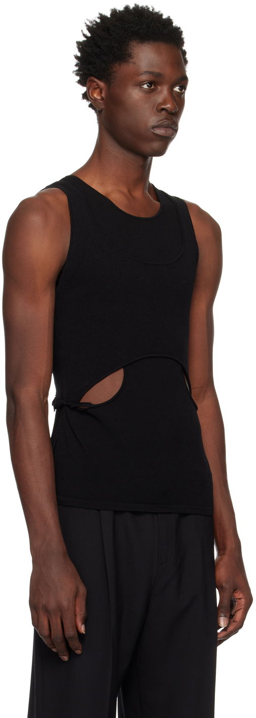 Tankkitoppi Dion Lee Interlink Cutout Tank Top Musta | C7155R23, 1